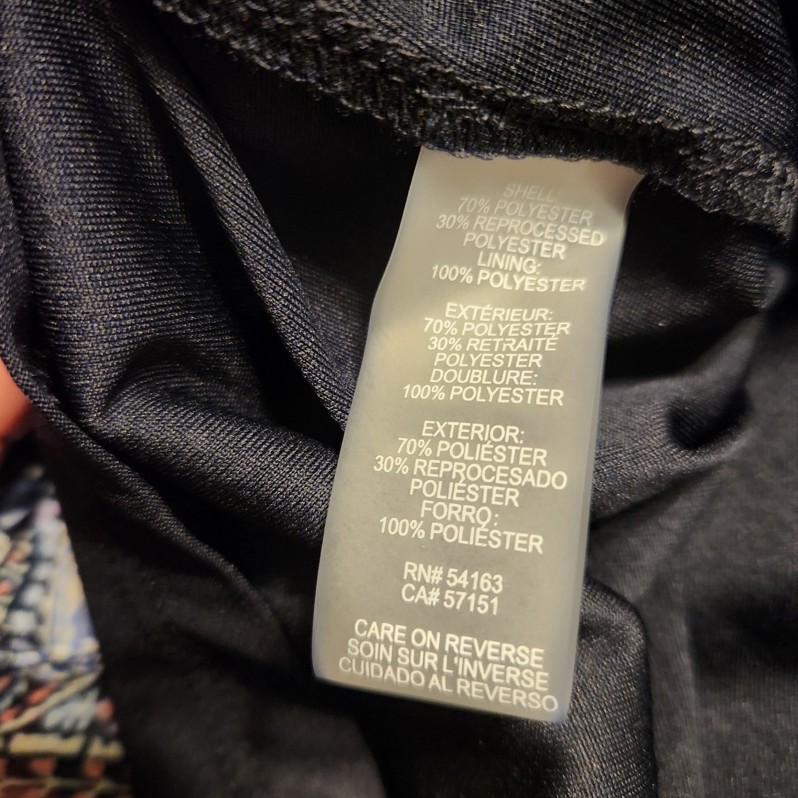 Tommy Hilfiger Blue Patchwork Chiffon Belted A Li… - image 8