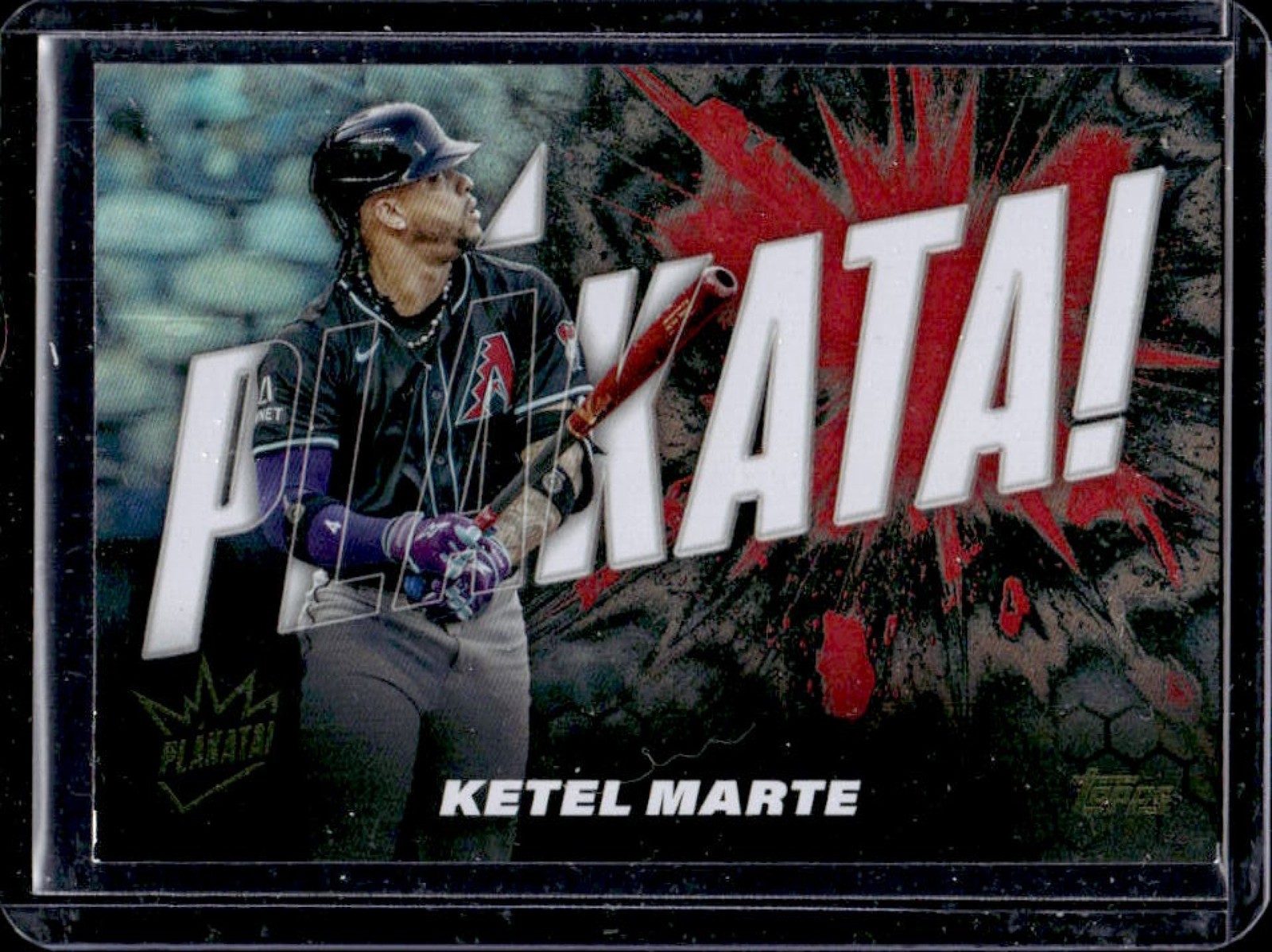 2025 Topps Ketel Marte Plakata #PLAK-21 Diamondbacks