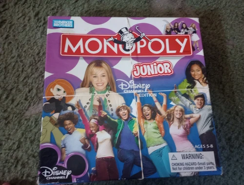 2007 Monopoly Junior Disney Channel Edition Board Game Complete!EXCELLENT COND