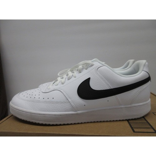 Nike Men's Court Vision Sneaker -White/Black,14 Regular US - Imagen 2 de 5