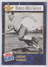 1991 Sports Illustrated for Kids Series 1 Legend Red Grange Harold (Red) HOF 1md
