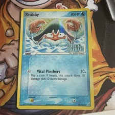 Krabby EX Crystal Guardians 54/100 Reverse Holo Common 2006 HP 