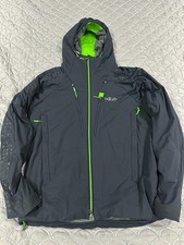 MENS RAB STRATA GUIDE JACKET GREY POLARTEC ALPHA HIKING TREKKING SIZE L