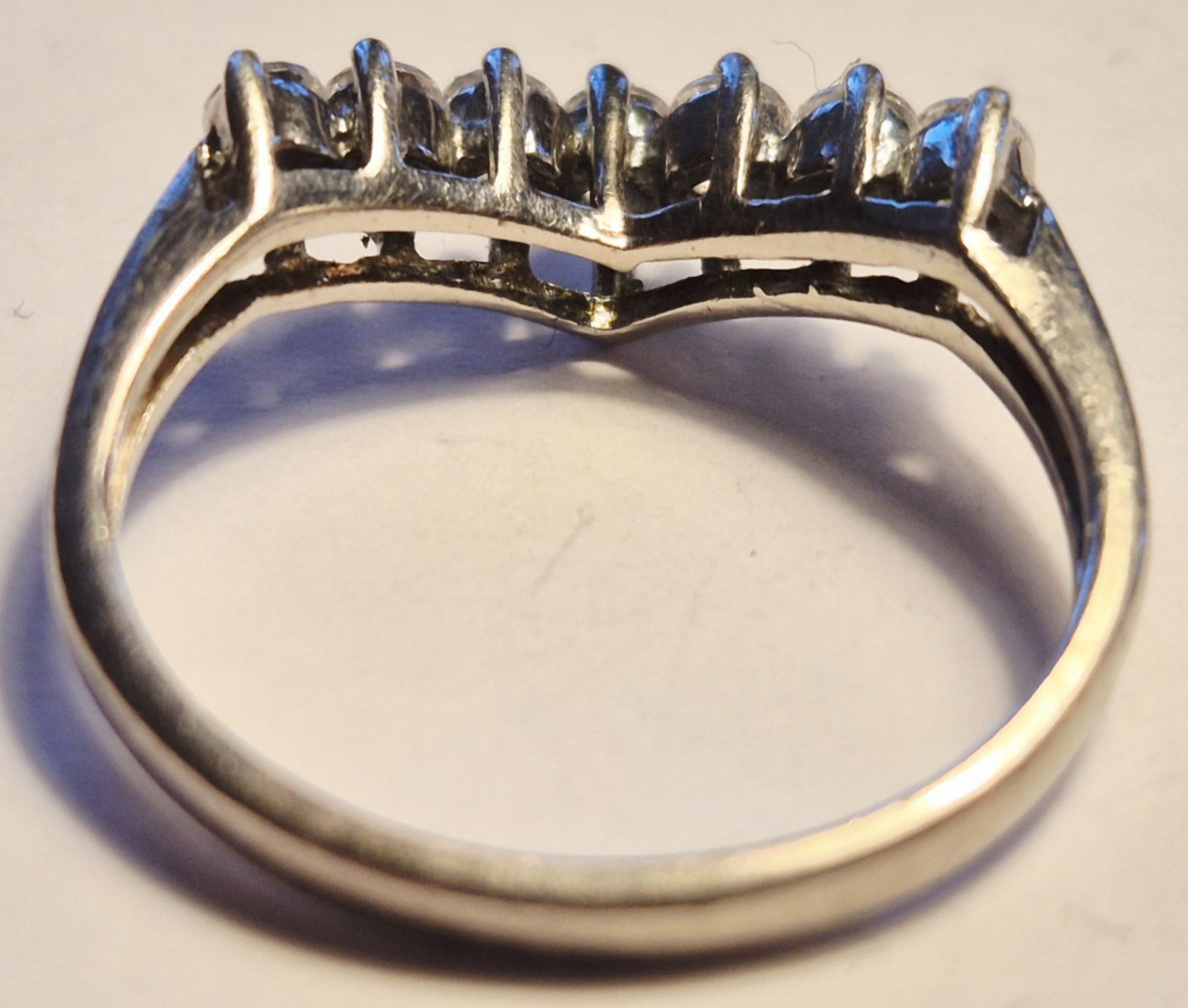 B0926 - Elegant 925 Silver Ring / Stackable Ring … - image 4