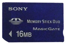 PSP Memory Stick Duo 16MB No Box Unknown Model Black/Gray