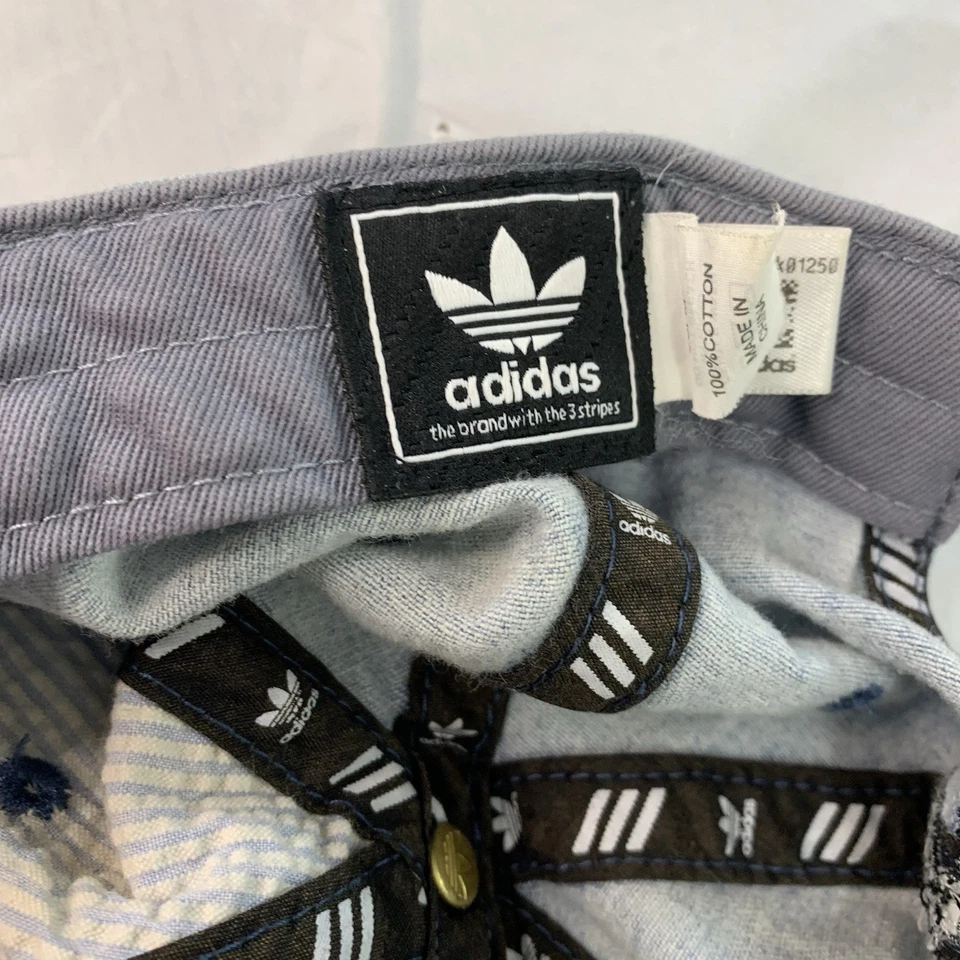 Gorra Adidas Gorra Correa Trasera Talla Única Azul Denim Look Algodón Bordado Foto 3 de 4