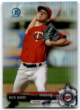 2017 Bowman Chrome Prospects Refractor Nick Burdi /499 Minnesota Twins #BCP15