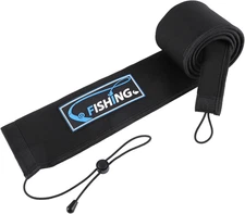Lightproof Neoprene Fishing Rod Sleeve - Fishing Rod Cover for Storage & Transpo