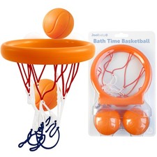 Bath Basketball Hoop for Toddlers, Kids Bathtub Toy Includes Basketball Net...