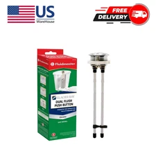 Glacier Bay Bathroom Toilet Dual Flush Button Replacement Repair Plastic Chrome