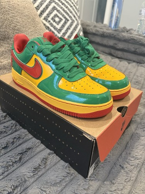 #ad Nike Air Force 1 Low Lil Yachty Concrete Boys Lucky Green $410.00