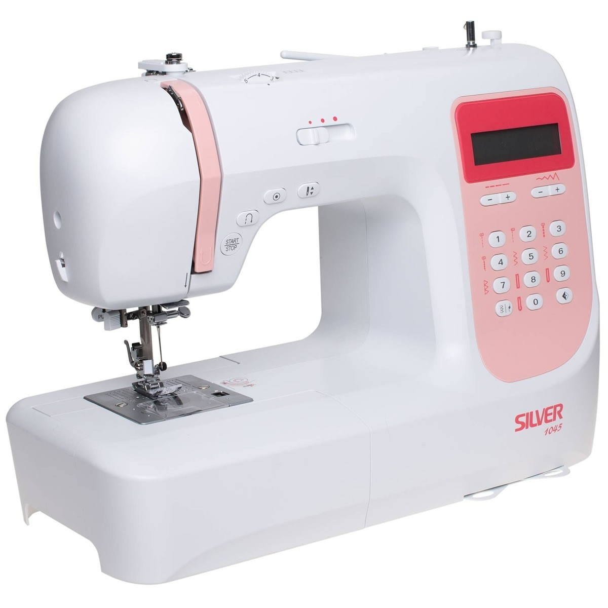 Silver Viscount 1045 Sewing Machine 45 Stitches Auto Threader Free Arm