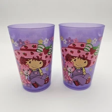 Zak Designs Strawberry Shortcake Plastic Cups Set of 2 Purple Kids Party