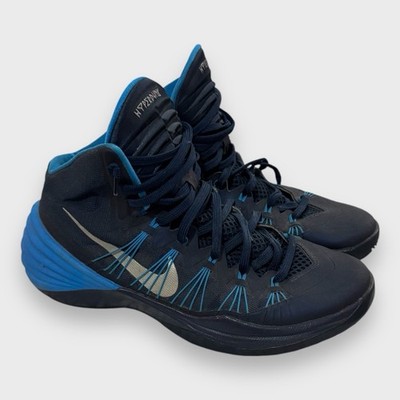Nike Hyperdunk Black Blue Basketball High Top Shoes