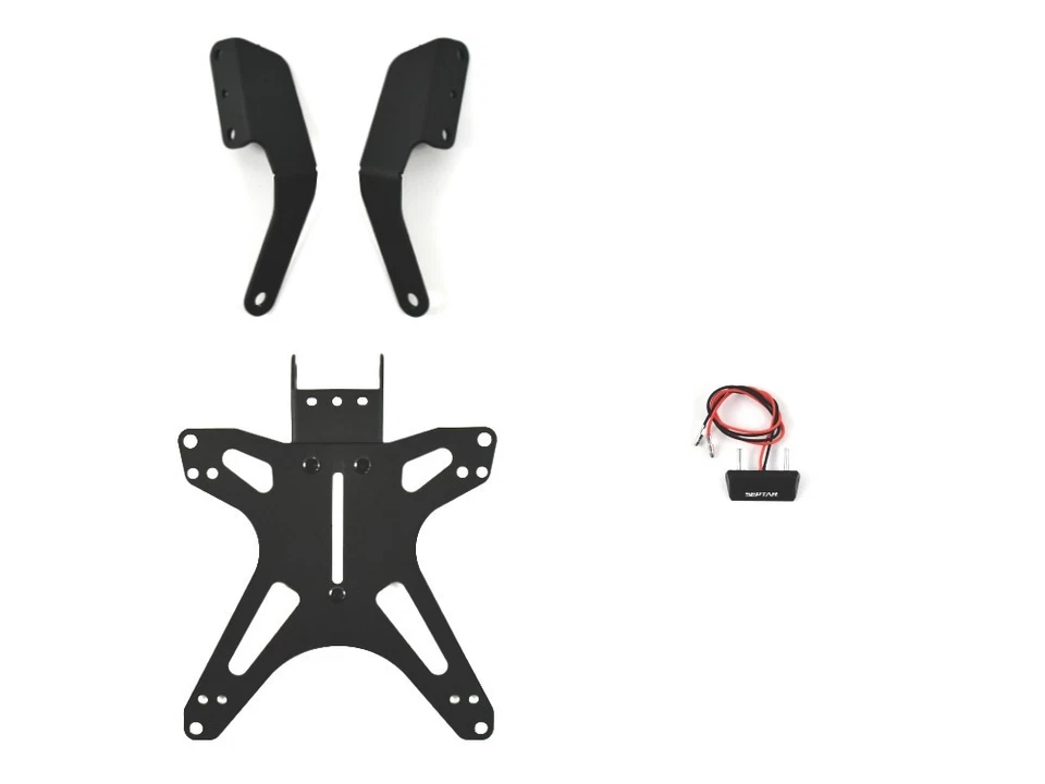 PORTATARGA CORTO SPORTIVO REGOLABILE YAMAHA T-max 560 2022-2025 | SEPTAR - Immagine 3 di 3