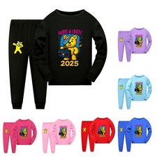 Spotty Day 2025 Pudsey Bear Kids Pyjamas Children In Need Nightwear Outfits Set