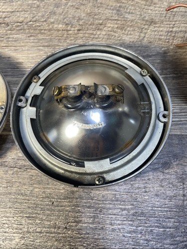 Pair Vintage Per-Lux 36A Chrome Fog Running lights Untested For Parts/Repair - Picture 10 of 15