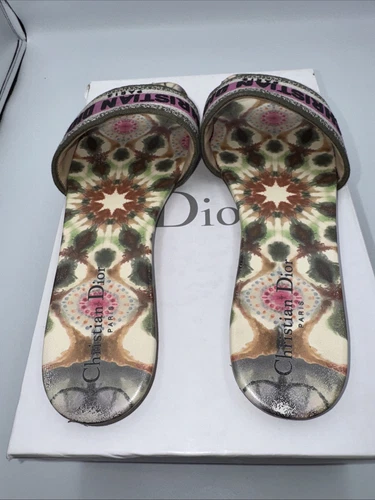 Christian Dior Dway Kaleidoscope Slides Size 41 - Picture 3 of 15