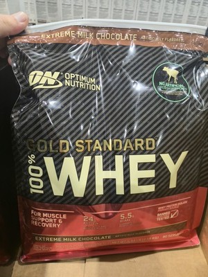 Optimum Nutrition Gold Standard 100% Whey Protein 5.64 lbs 80 Servings Chocolate