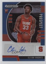 2020 Panini Prizm Draft Picks Prospect Blue 81/149 Elijah Hughes #PA-EH Auto 0c3