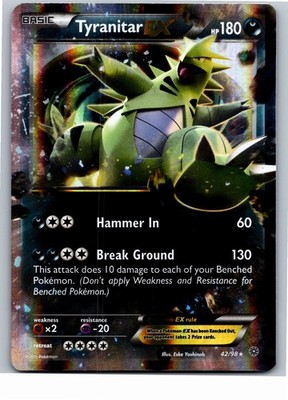 Tyranitar EX Holo XY - Ancient Origins 42/98 2015