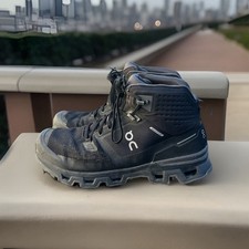 On Cloud Cloudrock 2 Waterproof Hiking Boot Mens Size 11.5 Code : 63.98613 Black