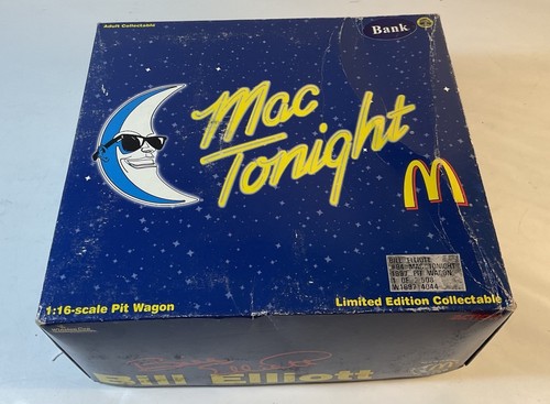 Mac Tonight Bill Elliott #94 NASCAR 1997 pit wagon Bank - Picture 7 of 11