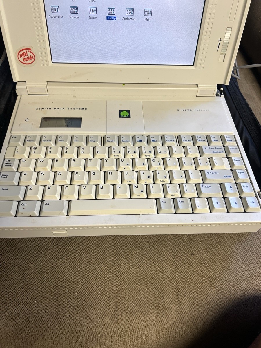 Zenith Data Systems Laptop Computer ZWL-4335-21 All Original