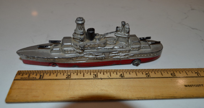 Vintage Slush battleship toy 1930's