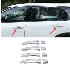 4Pcs ABS Chrome Door Handle Cover Molding Trim For Nissan Rogue 2021-2023