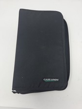 New Case Logic Binder 72 CD DVD Holder Wallet Zippered - Black