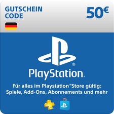 Sony PlayStation Store Guthaben 50 Euro / PSN...