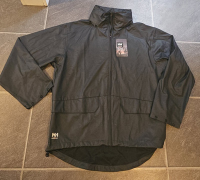 NWT HELLY HANSEN WORKWEAR MEN'S VOSS JACKET NAVY MARINE SZ L