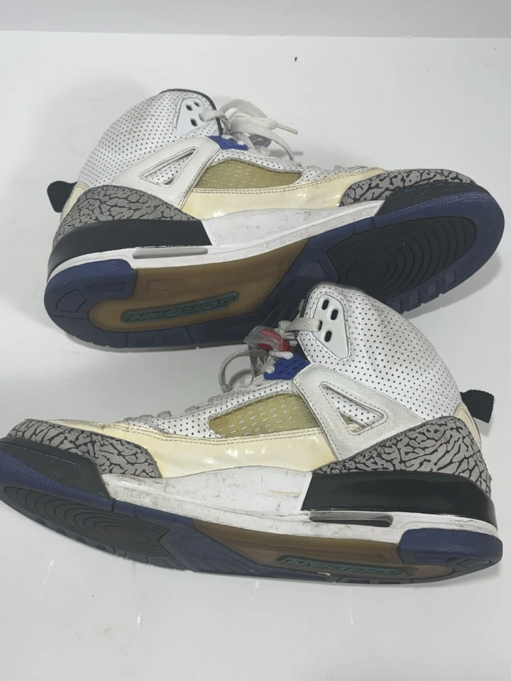 Nike Air Jordan мужские размер 10,5 Spizike белый 2010 виноград 315371 102 Spike Lee - Изображение 4 из 4