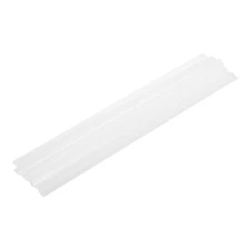 8 Pcs White Plastic Welding Rods 9.5mm x 250mm HDPE Strip(0.4inch x 10inch)