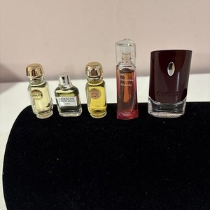 LOT X 5 ALL GIVENCHY MINITURE PARFUM SAMPLES SPLASH & SPRAY MEN'S & WOMEN'S NWOB