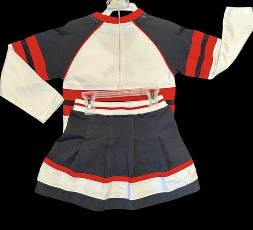Girls College Georgia Long Sleeve Cheer Outfit Size 3T - Picture 4 of 5