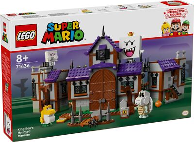 LEGO 71436 Super Mario King Boo's Haunted Mansion Building Set