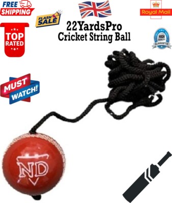 ND Sports Cricket Schlag Übung Training Saite Ball, Einheitsgröße UK