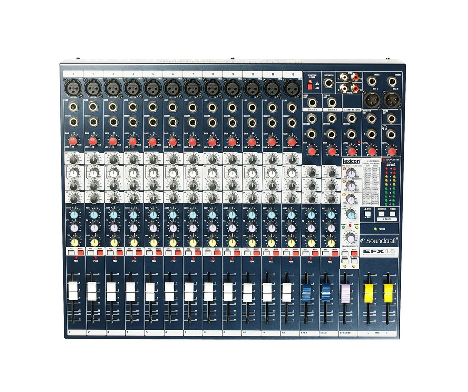 Soundcraft EFX12 High-Performance 12-Channel Lexicon Effect Mixer - Image 4 of 4