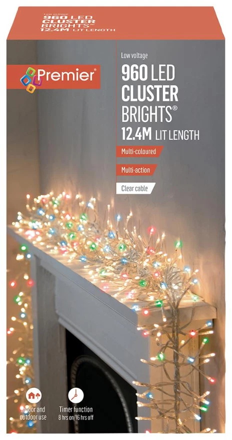 LED Lichterkette 1000 LED TREEbrights Lichterkette Für Weihnachtsbaum – 25m, 8 Effekte, Timer, In Warmweiß Energiesparende Lichter