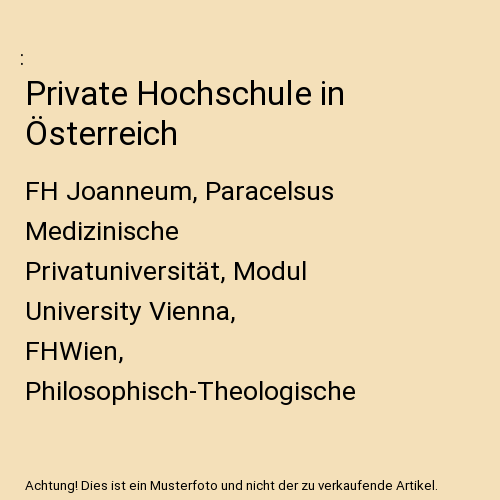 Private Hochschule in Österreich: FH Joanneum, Paracelsus Medizinische Privatun - Afbeelding 1 van 1