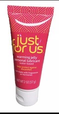 Just For Us Warming Jelly Personal Lubricant 2 oz Water-Based Fragrance-Free