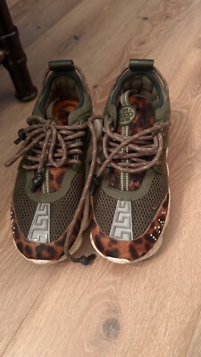 Size 7 - Versace Chain Reaction Low Leopard