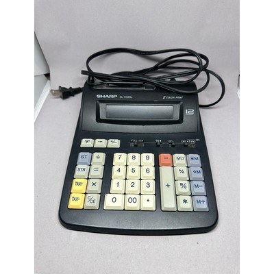 Sharp EL-1192BL Scientific Calculator 2 color printing Electronic