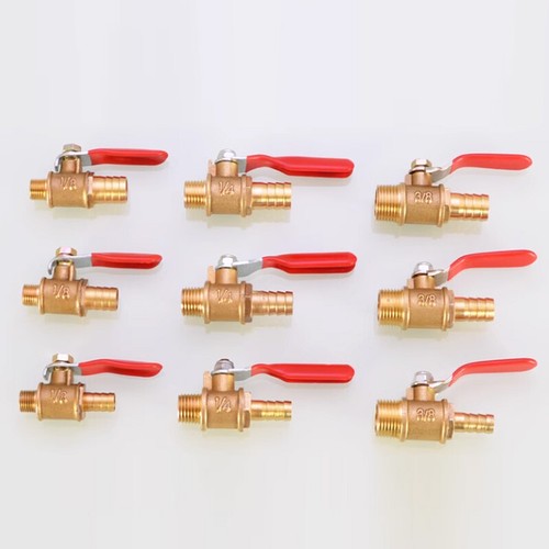Brass Lever Ball Valve Male Female Thread Shut-off Tap Switch 6/8/9.5/10-16.5mm - Picture 6 of 33
