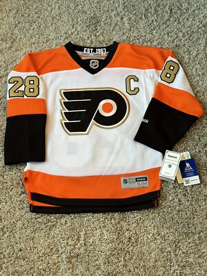 2016 Philadelphia Flyers Jersey 50th Anniversary Gold Claude