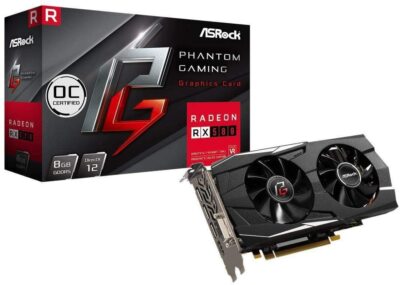 ASRock Phantom Gaming D Radeon RX580 OC 8GB  256-Bit GDDR5 Graphic Card