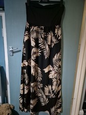 BNWT Emery Rose Size XL Extra Large Black Bandeau Sleeveless Maxi Dress (31/v)