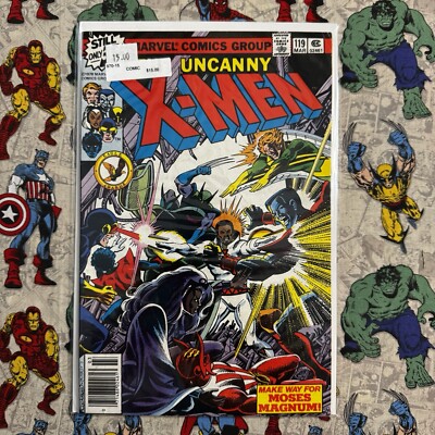 The Uncanny X-Men #119 1979 KEY Marvel Comics Cyclops Wolverine Storm ...